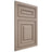 Shiloh Cabinetry Flush Inset Portland White Oak Plain Cut Whitewash Door