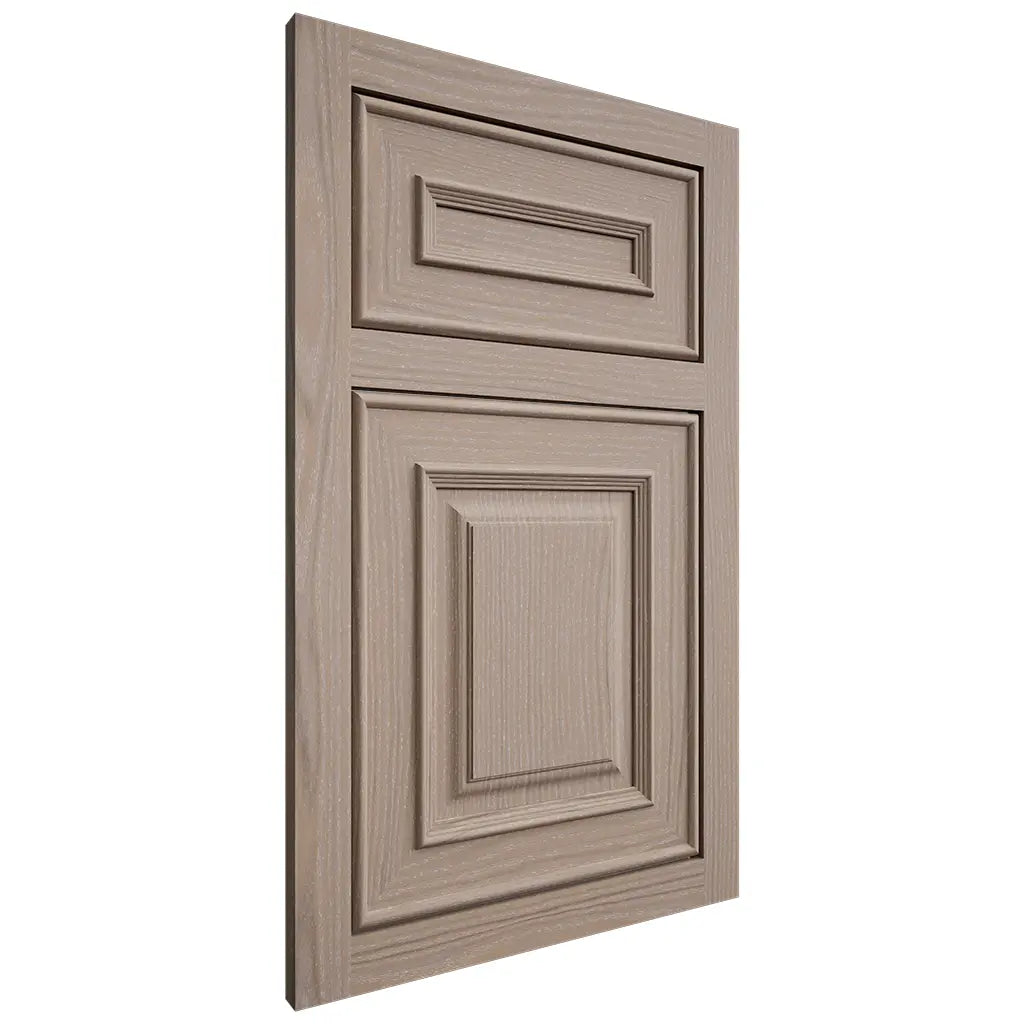 Shiloh Cabinetry Flush Inset Portland White Oak Plain Cut Whitewash Door
