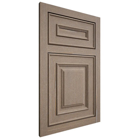 Shiloh Cabinetry Flush Inset Portland White Oak Quarter Sawn Almond Door
