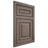 Shiloh Cabinetry Flush Inset Portland White Oak Quarter Sawn Clay Door
