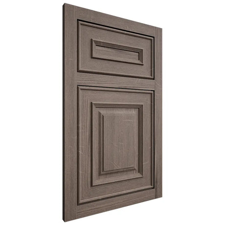 Shiloh Cabinetry Flush Inset Portland White Oak Quarter Sawn Clay Door