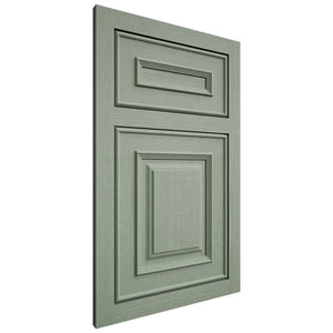 Shiloh Cabinetry Flush Inset Portland White Oak Quarter Sawn Moss Door