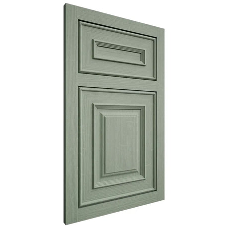 Shiloh Cabinetry Flush Inset Portland White Oak Quarter Sawn Moss Door