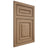 Shiloh Cabinetry Flush Inset Portland White Oak Quarter Sawn Natural Door