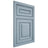 Shiloh Cabinetry Flush Inset Portland White Oak Quarter Sawn Sky Door