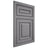 Shiloh Cabinetry Flush Inset Portland White Oak Quarter Sawn Sterling Door
