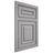 Shiloh Cabinetry Flush Inset Portland White Oak Quarter Sawn Stratus Door