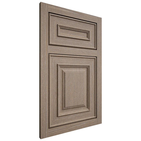 Shiloh Cabinetry Flush Inset Portland White Oak Rift Cut Almond Door