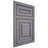 Shiloh Cabinetry Flush Inset Portland White Oak Rift Cut Cadet Door