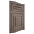 Shiloh Cabinetry Flush Inset Portland White Oak Rift Cut Clay Door