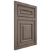 Shiloh Cabinetry Flush Inset Portland White Oak Rift Cut Clay Door