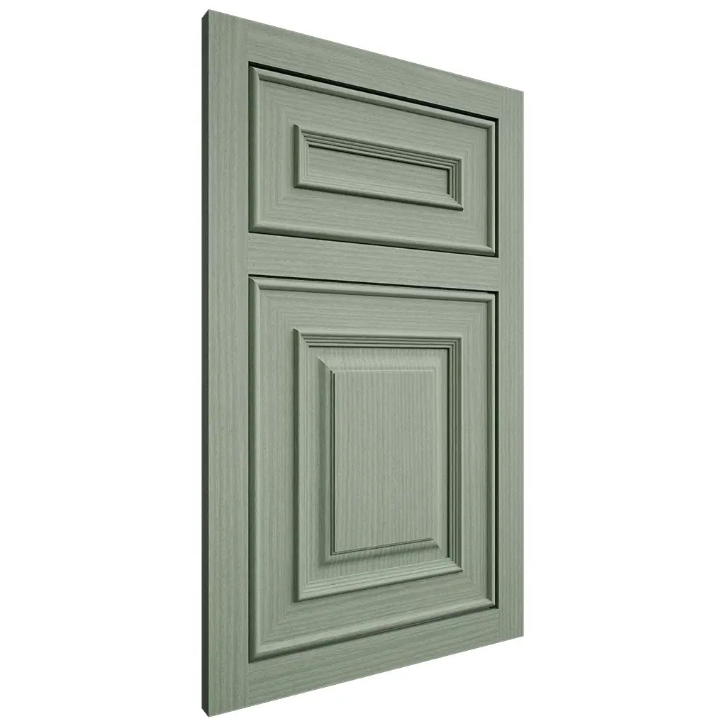Shiloh Cabinetry Flush Inset Portland White Oak Rift Cut Moss Door