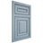 Shiloh Cabinetry Flush Inset Portland White Oak Rift Cut Sky Door
