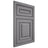Shiloh Cabinetry Flush Inset Portland White Oak Rift Cut Sterling Door