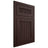 Shiloh Cabinetry Flush Inset Reeded Malibu Alder Plain Cut Bistre Door