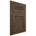 Shiloh Cabinetry Flush Inset Reeded Malibu Alder Plain Cut Caviar Door