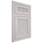 Shiloh Cabinetry Flush Inset Reeded Malibu Alder Plain Cut Cotton Door
