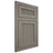 Shiloh Cabinetry Flush Inset Reeded Malibu Alder Plain Cut Thyme Door