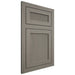 Shiloh Cabinetry Flush Inset Reeded Malibu Alder Plain Cut Thyme Door