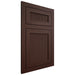 Shiloh Cabinetry Flush Inset Reeded Malibu Alder Plain Cut Umber Door