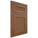 Shiloh Cabinetry Flush Inset Reeded Malibu Alder Plain Cut Walnut Door