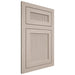 Shiloh Cabinetry Flush Inset Reeded Malibu Alder Plain Cut White Sands Door