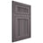 Shiloh Cabinetry Flush Inset Reeded Malibu Hickory Plain Cut Cadet Door