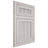 Shiloh Cabinetry Flush Inset Reeded Malibu Hickory Plain Cut Cotton Door