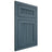Shiloh Cabinetry Flush Inset Reeded Malibu Hickory Plain Cut Hudson Door