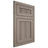 Shiloh Cabinetry Flush Inset Reeded Malibu Hickory Plain Cut Sterling Door