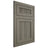 Shiloh Cabinetry Flush Inset Reeded Malibu Hickory Plain Cut Thyme Door
