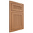 Shiloh Cabinetry Flush Inset Reeded Malibu Maple Plain Cut Cashmere Door