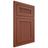 Shiloh Cabinetry Flush Inset Reeded Malibu Maple Plain Cut Cayenne Door