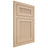 Shiloh Cabinetry Flush Inset Reeded Malibu Maple Plain Cut Natural Door