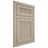 Shiloh Cabinetry Flush Inset Reeded Malibu Maple Plain Cut Pebble Door