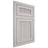 Shiloh Cabinetry Flush Inset Reeded Malibu Paintable Amazing Gray Door