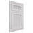 Shiloh Cabinetry Flush Inset Reeded Malibu Paintable Arctic Door