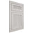 Shiloh Cabinetry Flush Inset Reeded Malibu Paintable Beige Door
