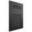 Shiloh Cabinetry Flush Inset Reeded Malibu Paintable Iron Ore Door