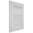 Shiloh Cabinetry Flush Inset Reeded Malibu Paintable Pure White Door