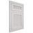 Shiloh Cabinetry Flush Inset Reeded Malibu Paintable Soft White Door