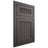 Shiloh Cabinetry Flush Inset Reeded Malibu Paintable Urbane Bronze Door