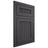 Shiloh Cabinetry Flush Inset Reeded Malibu Poplar Plain Cut Cadet Door