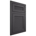 Shiloh Cabinetry Flush Inset Reeded Malibu Poplar Plain Cut Cadet Door