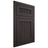 Shiloh Cabinetry Flush Inset Reeded Malibu Poplar Plain Cut Carbon Door