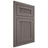 Shiloh Cabinetry Flush Inset Reeded Malibu Poplar Plain Cut Heatherstone Door