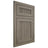 Shiloh Cabinetry Flush Inset Reeded Malibu Poplar Plain Cut Sterling Door