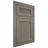 Shiloh Cabinetry Flush Inset Reeded Malibu Poplar Plain Cut Thyme Door