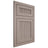 Shiloh Cabinetry Flush Inset Reeded Malibu Red Oak Plain Cut Sterling Door