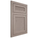 Shiloh Cabinetry Flush Inset Reeded Malibu Red Oak Plain Cut Sterling Door